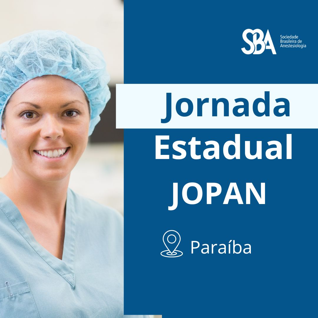 36ª JOPAN – Jornada Paraibana de Anestesiologia