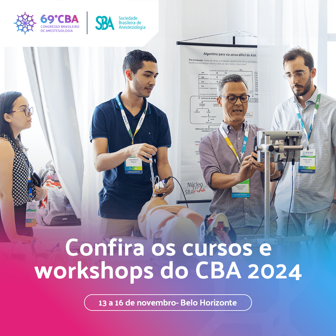 Confira os cursos e workshops do CBA 2024