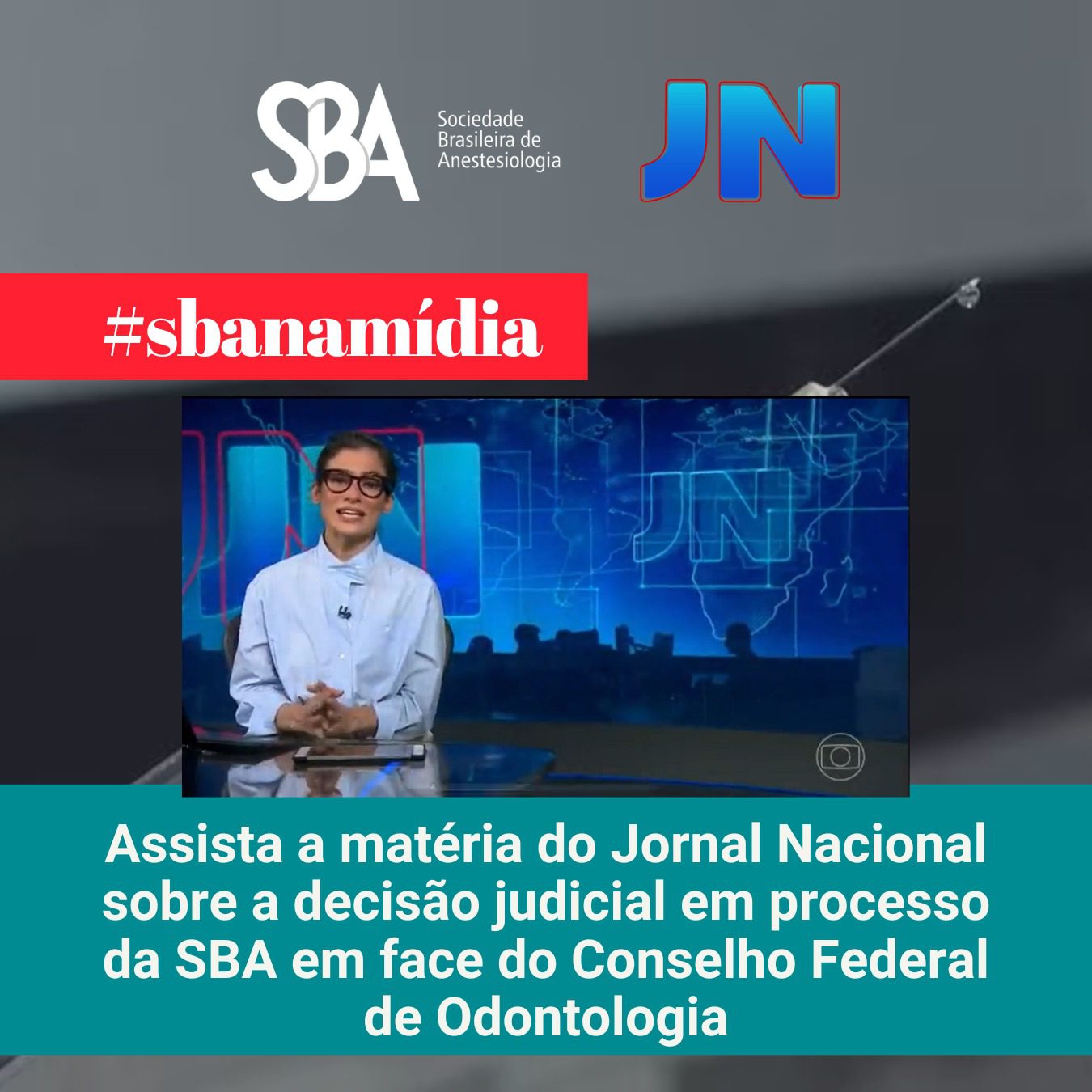 Maior segurança para a população brasileira durante procedimentos odontológicos sob sedação.