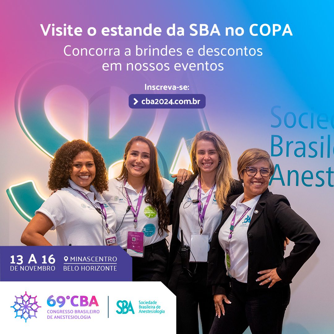 Visite o estande da SBA no COPA