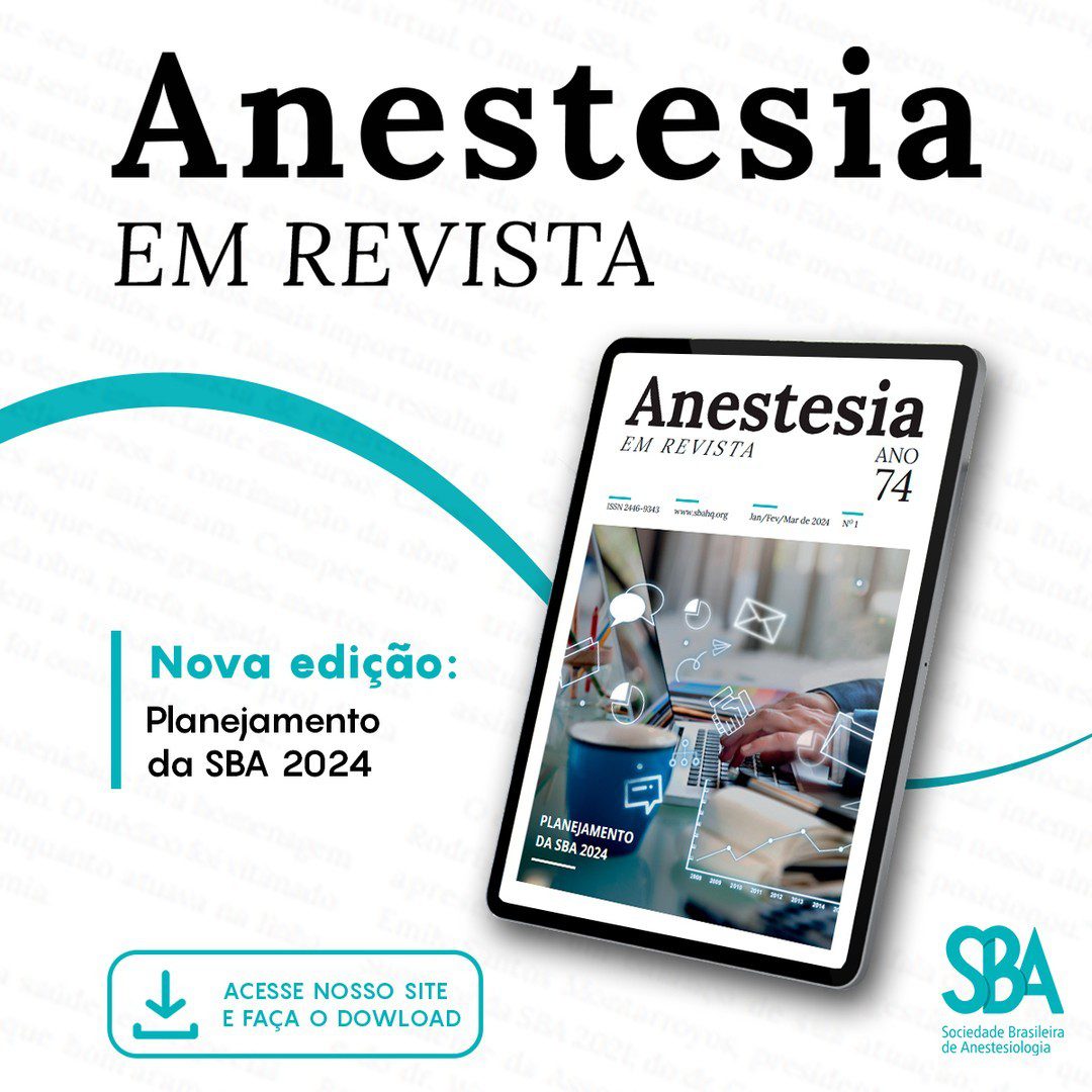 Leia a nova edição da Anestesia em Revista