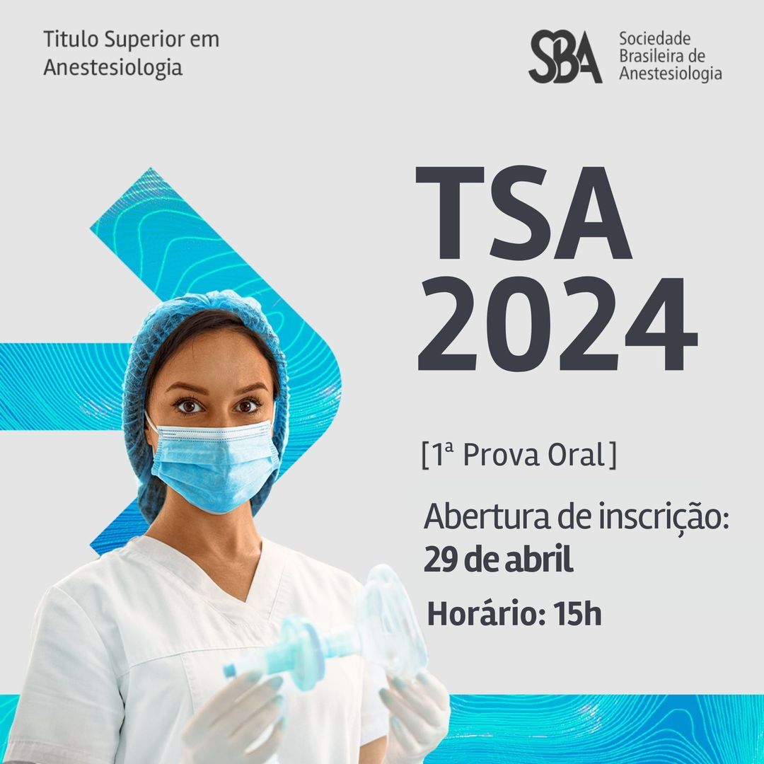 Fique atento à abertura de inscrição para o TSA Oral: 29 de abril