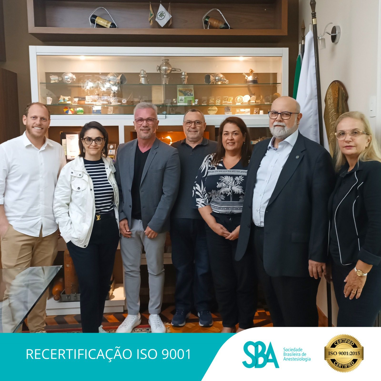 SBA é recertificada na ISO 9001