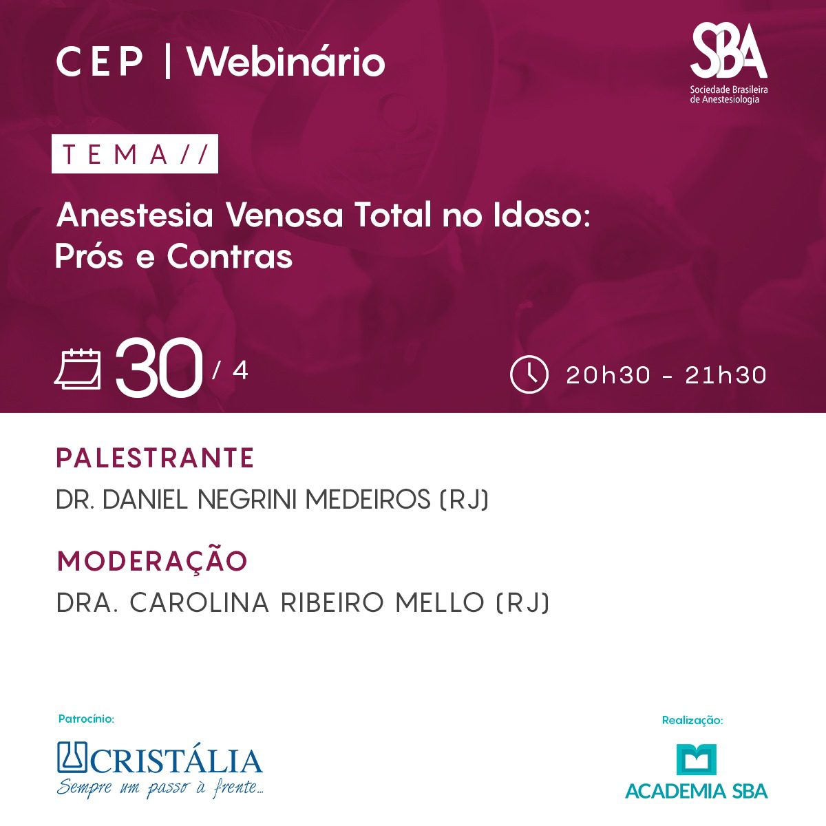 Webinário – CEP