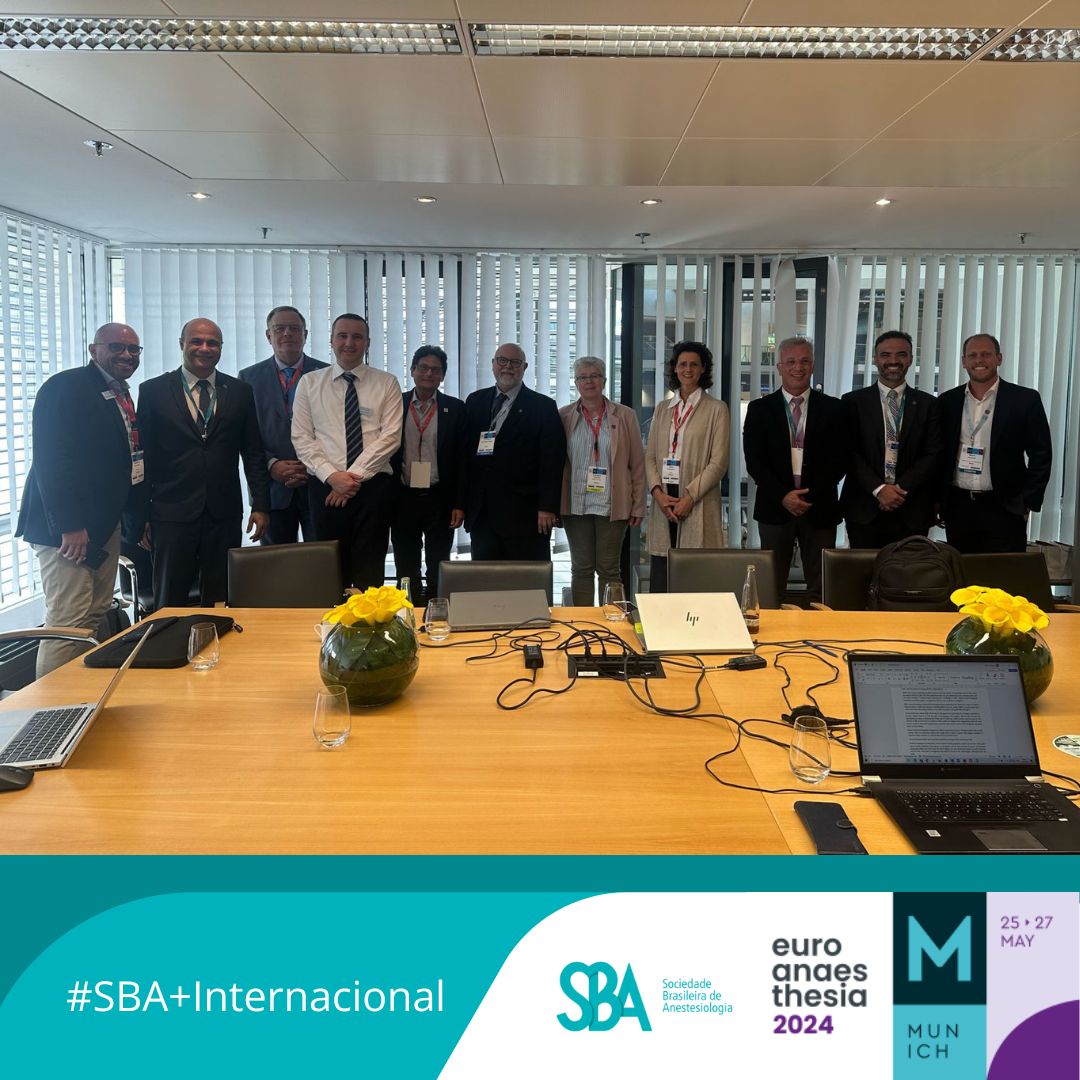 SBA marca presença no Euroanaesthesia 2024
