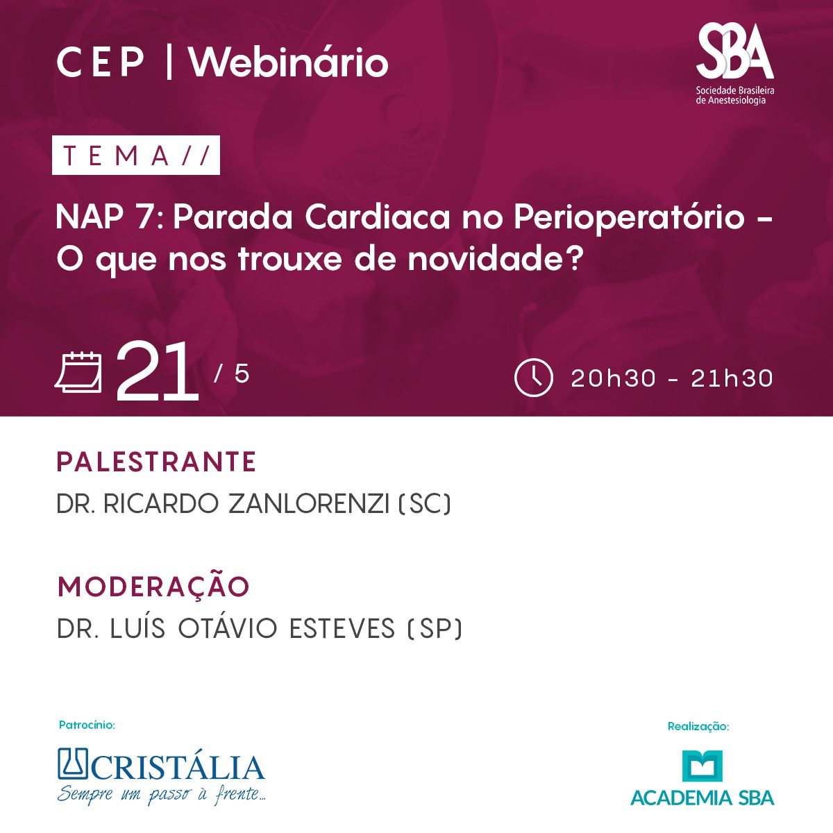 Webinário CEP