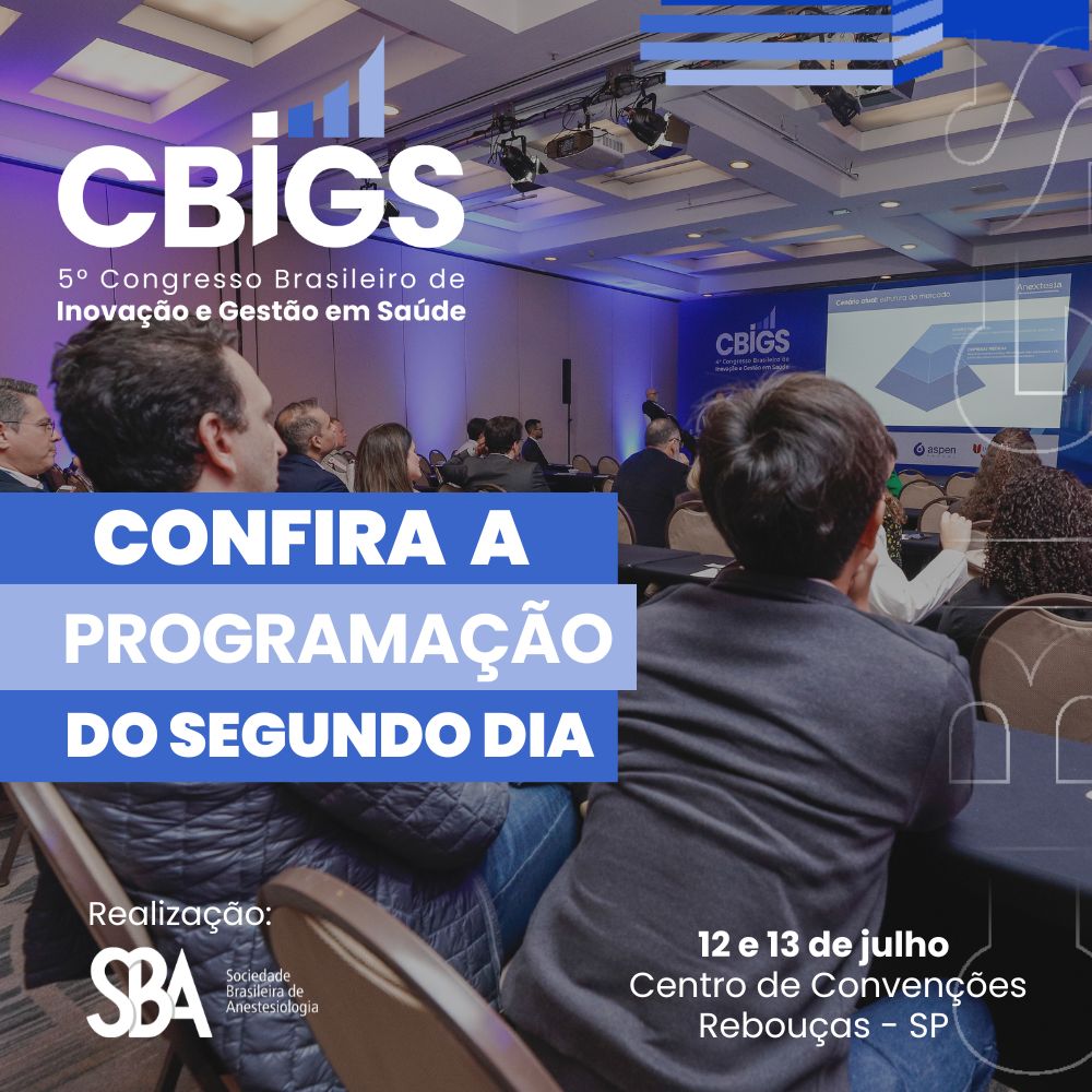 Confira a programação do 2º dia do CBIGS