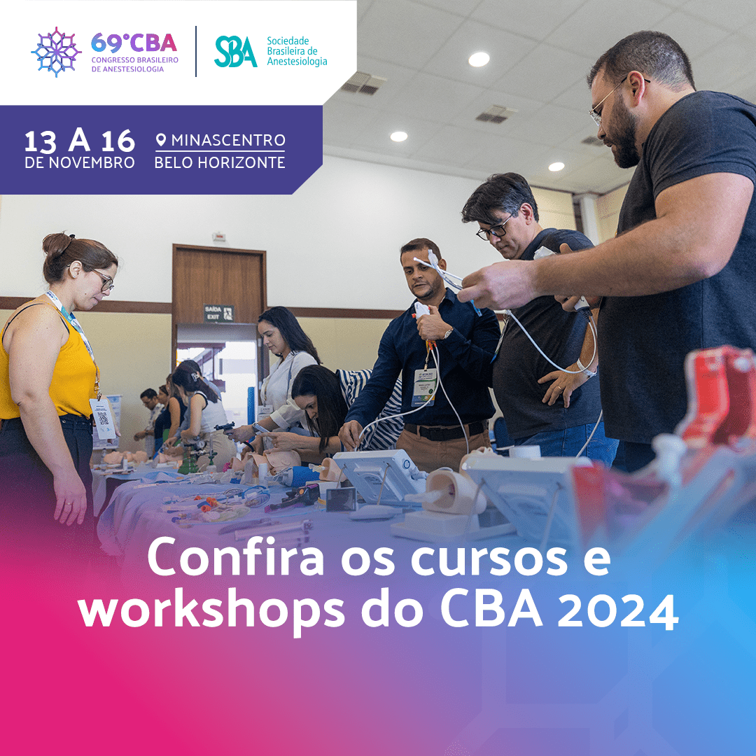 Confira os cursos e workshops do CBA 2024