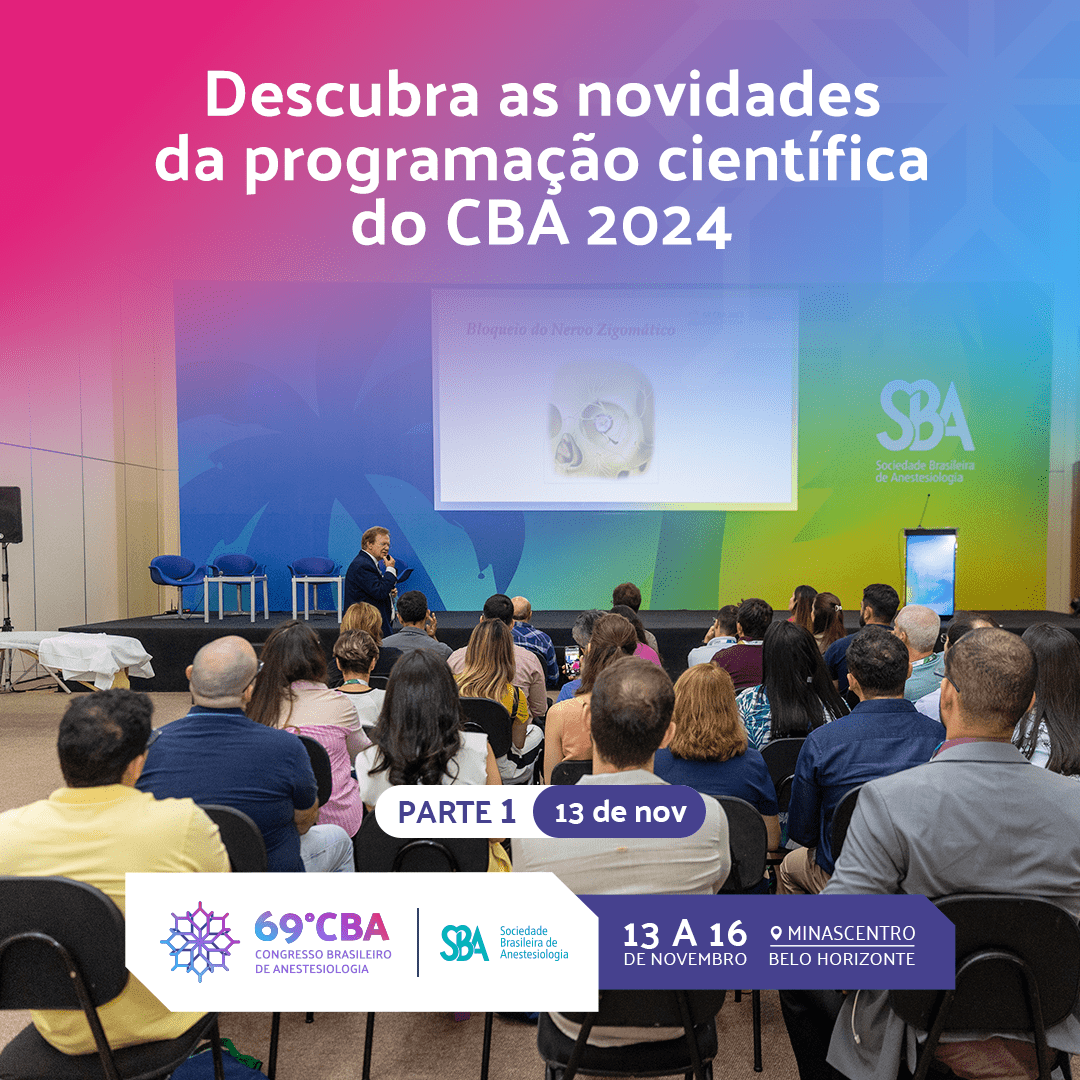 Descubra as novidades da programação científica do CBA 2024