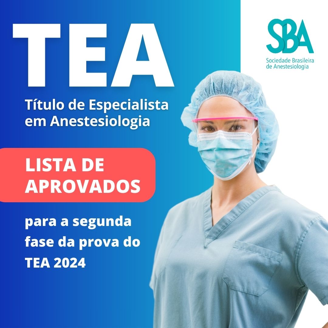 Lista dos aprovados para a segunda fase da prova do TEA 2024