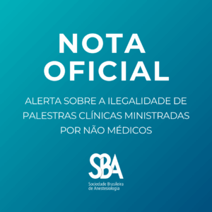 Nota oficial – Alerta sobre a ilegalidade de palestras clínicas ministradas por não médicos