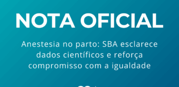 Esclarecimento da SBA sobre analgesia obstétrica e equidade racial