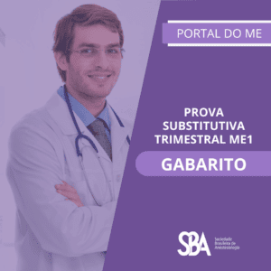 Gabarito: Prova Substitutiva Trimestral – ME1