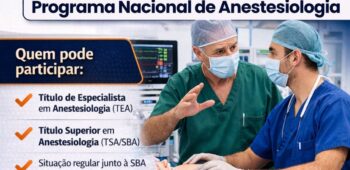 SBA abre edital para mentoria remunerada no Programa de Aprimoramento em Anestesiologia